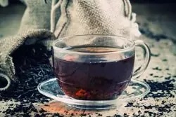 Glaskaffeetasse mit Untertasse Glaskaffeetasse mit Untertasse
