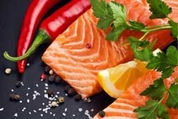 Lachs: ein öliger Fisch Lachs: ein öliger Fisch