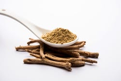 Ashwagandha-Wurzel und -Pulver Ashwagandha-Wurzel und -Pulver