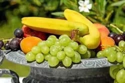 Schale mit frischem Obst Schale mit frischem Obst