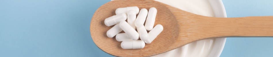 Kapseln mit L. Reuteri und Joghurt Kapseln mit L. Reuteri und Joghurt