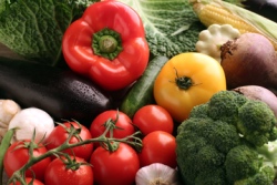 Brokkoli, Paprika, Tomaten, Zwiebeln, Rote Bete