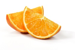 Verse sinaasappel, niet uitgeperst