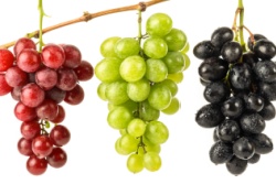 Rote, grüne und schwarze Trauben Rote, grüne und schwarze Trauben