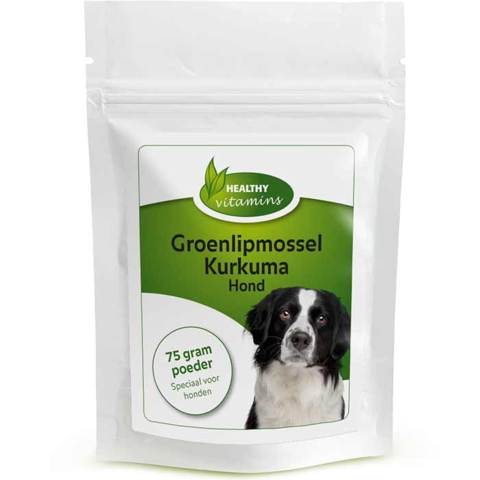 Groenlipmossel met kurkuma voor de hond