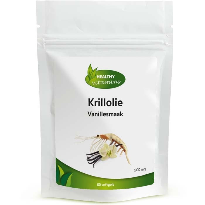 Krillolie met vanillesmaak