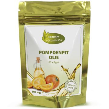 Pompoenpitolie softgels 500 mg