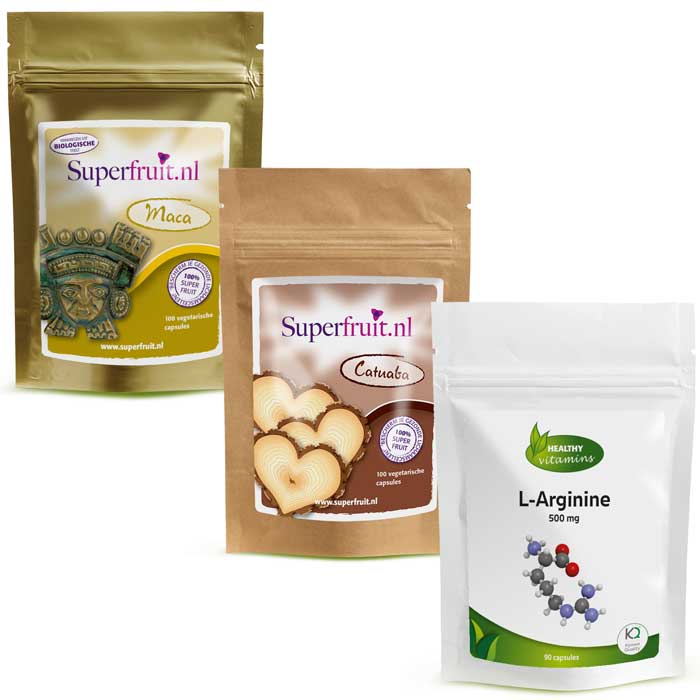 Maca, Catuaba, L-Arginine
