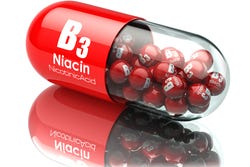 Kapsel gefüllt mit Vitamin B3