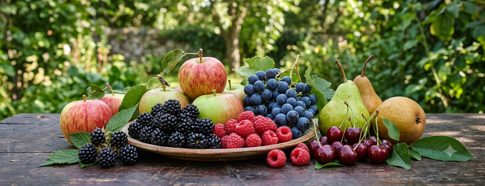 Gemüse- und Obstsorten mit unterschiedlichen Farbpigmenten
