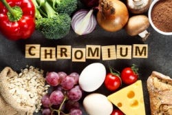 Lebensmittel mit Chrom