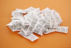 Beutel mit Silica-Granulat